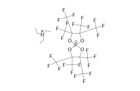 TRIETHYLAMMONIUM-4,4,4',4',5,5,5',5'-OCTAKIS-(TRIFLUORMETHYL)-2,2'-SPIROBI-[1,3,2-LAMBDA-(4)-DIOXAPHOSPHOLAN]-2-ID