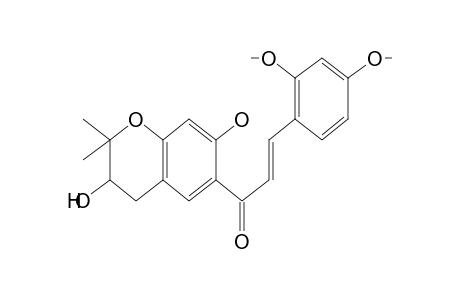 1-(3,4-DIHYDRO-3,7-DIHYDROXY-2,2-DIMETHYL-2H-1-BENZOPYRAN-6-YL)-3-(2,4-DIMETHOXYPHENYL)-2-PROPEN-1-ONE