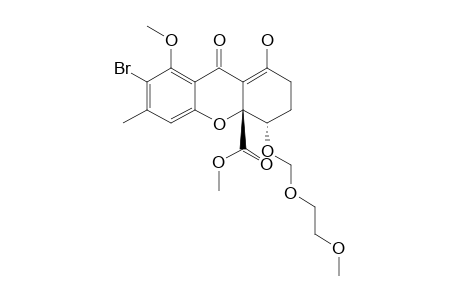 (TRANS)-METHYL-7-BROMO-1-HYDROXY-8-METHOXY-4-[(2-METHOXYETHOXY)-METHOXY]-6-METHYL-9-OXO-3,4,4A,9-TETRAHYDRO-2H-XANTHENE-4A-CARBOXYLATE