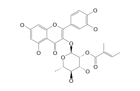 QUERCETIN-3-O-(2''-O-TIGLOYL)-ALPHA-L-RHAMNOPYRANOSIDE