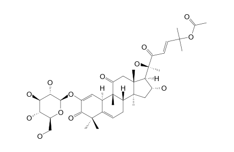 2-O-BETA-D-GLUCOPYRANOSYL-CUCURBITACIN-E;ELAETRIMIDE