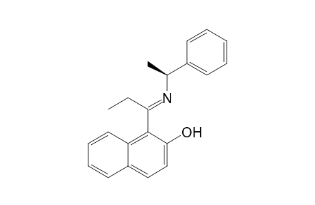 1-[1-(1-(S)-Phenylethylimino)propyl]naphthalen-2-ol