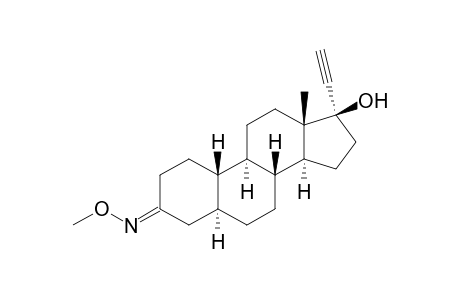 17.ALPHA.-ETHYNYL-5.ALPHA.-ESTRAN-17.BETA.-OL-3-ONE(3-O-METHYLOXIME)