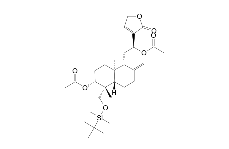 19-O-(TERT.-BUTYL-DIMETHYLSILYL)-3,12-O-DIACETYL-14-DEHYDRO-ANDROGRAPHOLIDE