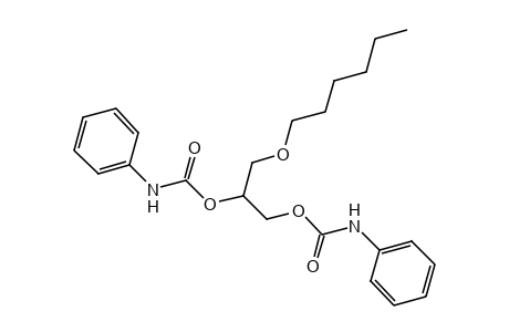 3-(HEXYLOXY)-1,2-PROPANEDIOL, DICARBANILATE