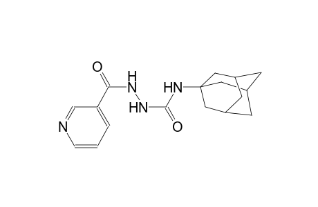 N-(1-adamantyl)-2-(3-pyridinylcarbonyl)hydrazinecarboxamide