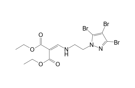 {{[2-(3,4,5-tribromopyrazol-1-yl)ethyl]amino}methylene}malonic acid, diethyl ester