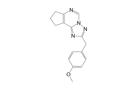 7H-cyclopenta[e][1,2,4]triazolo[1,5-c]pyrimidine, 8,9-dihydro-2-[(4-methoxyphenyl)methyl]-