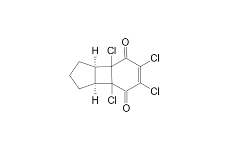 (3A-ALPHA,7B-ALPHA)-3B,5,6,7A-TETRACHLORO-2,3,3A,3B,4,7,7A,7B-OCTAHYDRO-1H-CYCLOPENTA-[3,4]-CYCLOBUTA-[1,2]-BENZENE-4,7-DIONE