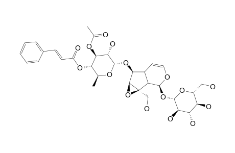 6-0-(3''-O-ACETYL-4''-O-TRANS-CINNAMOYL)-ALPHA-L-RHAMNOPYRANOSYLCATALPOL;GMENLINOSIDE-L