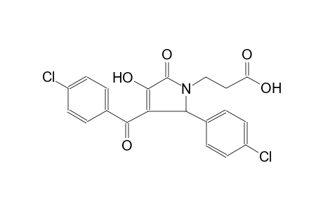 3-[3-(4-chlorobenzoyl)-2-(4-chlorophenyl)-4-hydroxy-5-oxo-2,5-dihydro-1H-pyrrol-1-yl]propanoic acid