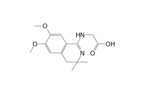 [(6,7-Dimethoxy-3,3-dimethyl-3,4-dihydro-1-isoquinolinyl)amino]acetic acid