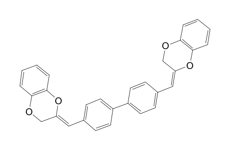 4,4'-Bis[(Z)-2',3'-dihydro-2'-methylidene-1',4'-benzodioxinyl]biphenyl