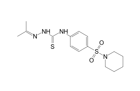 acetone, 4-[p-(piperidinosulfonyl)phenyl]-3-thiosemicarbazone