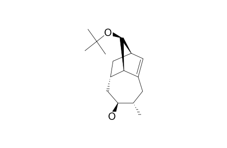 (1R*,5S*,6S*,8S*,9S*,10R*)-10-TERT.-BUTOXY-5-METHYLTRICYCLO-[6.2.1.0-(3,9)]-UNDEC-2-EN-6-OL