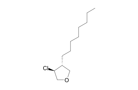 TRANS-3-CHLORO-4-OCTYLTETRAHYDROFURAN