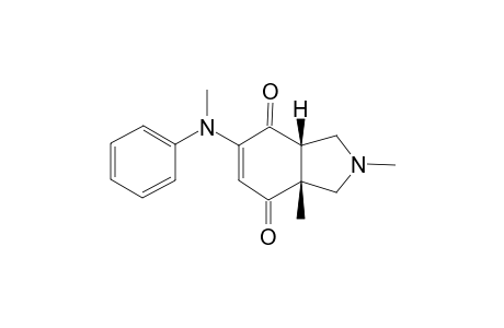 3A-METHYL-6-(N-METHYLANILINO)-2,3,3A,7A-TETRAHYDRO-1H-ISOINDOL-4,7-DIONE