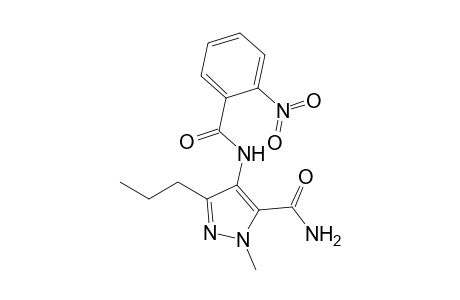 2-Methyl-4-[(2-nitrobenzoyl)amino]-5-propyl-pyrazole-3-carboxamide