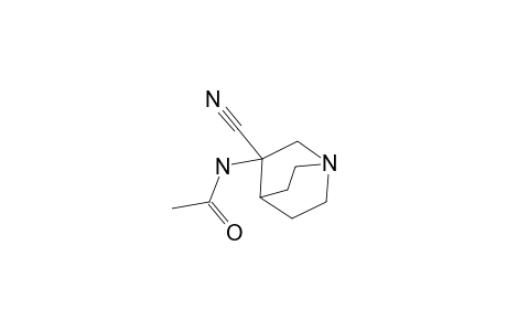 3-ACETAMIDO-3-CYANO-QUINUClIDINE