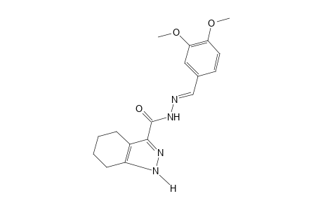 4,5,6,7-TETRAHYDRO-1H-INDAZOLE-3-CARBOXYLIC ACID, VERATRYLIDENEHYDRAZIDE