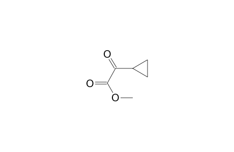 2-cyclopropyl-2-keto-acetic acid methyl ester