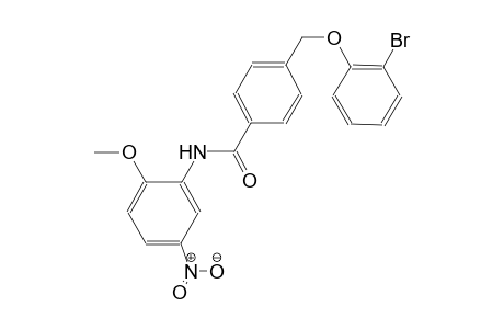 4-[(2-bromophenoxy)methyl]-N-(2-methoxy-5-nitrophenyl)benzamide