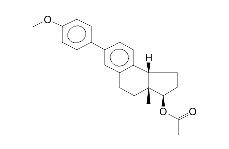 (+/-)-DES-A-13-BETA-METHYL-14BETA-5-(4-METHOXYPHENYL)-5,7,9(10)-GONATRIENE-17-BETA-OL ACETATE