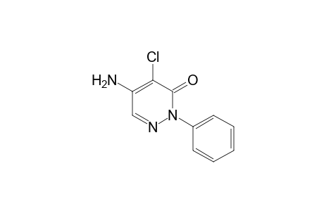 5-amino-4-chloro-2-phenyl-3(2H)-pyridazinone