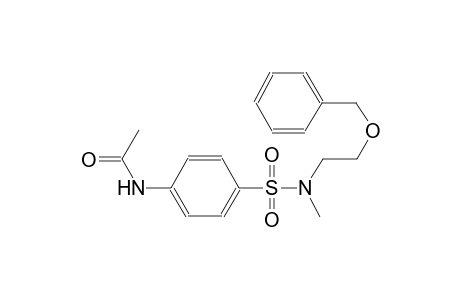 N-(4-{[[2-(benzyloxy)ethyl](methyl)amino]sulfonyl}phenyl)acetamide