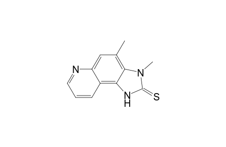 3,4-Dimethyl-1H-imidazo[4,5-f]quinoline-2-thione