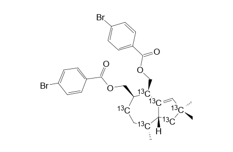 [1-13C]-TREMULENEDIOL-B-DI-PARA-BrOMOBENZOATE