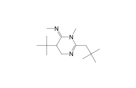 (E)-5-tert-Butyl-2-(2,2-dimethylpropyl)-1-methyl-6-methylimino-1,4,5,6-tetrahydropyrimidine