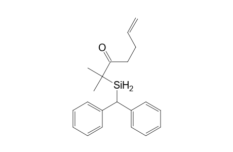 6-Hepten-3-one, 2-methyl-2-(methyldiphenylsilyl)-