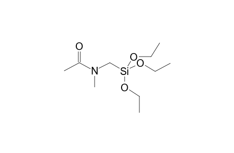 (E)-N-(TRIETHOXYSILYLMETHYL)-N-METHYLACETAMIDE