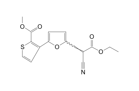 5-(2-CARBOXY-3-THIENYL)-alpha-CYANO-2-FURANACRYLIC ACID, 2-ETHYL 5-METHYL ESTER