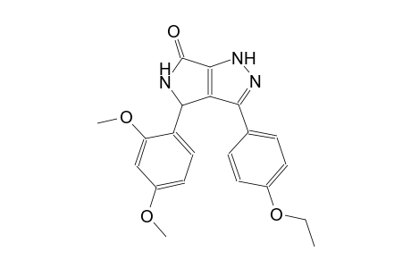 4-(2,4-dimethoxyphenyl)-3-(4-ethoxyphenyl)-4,5-dihydropyrrolo[3,4-c]pyrazol-6(1H)-one