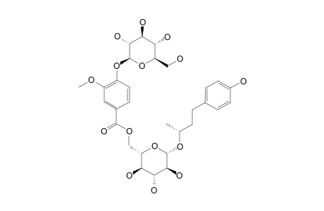 7-[(3R)-[(4-HYDROXYPHENYL)-BUTYL]-BETA-GLUCOPYRANOSID-O-6-YL]-4-O-BETA-GLUCOPYRANOSYL-VANILLIN