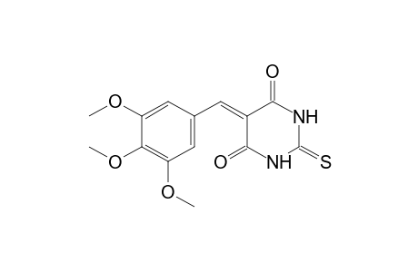 2-thio-5-(3,4,5-trimethoxybenzylidene)barbituric acid