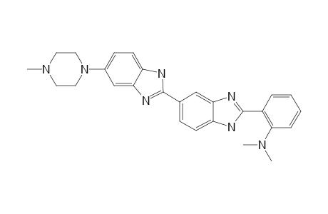 7;2-DIMETHYLAMINO-1-[5'-[5''-(4'''-METHYLPIPERAZIN-1'''-YL)-BENZIMIDAZOL-2''-YL]-BENZIMIDAZOL-2'-YL]-BENZENE;N,N-DIMETHYL-2-[5-(4-METHYLPIPERAZIN-1-YL)