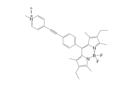 4,4-DIFLUORO-8-(METHYLPYRIDIUM-4'-ETHYNYLPHENYL)-1,3,5,7-TETRAMETHYL-2,6-DIETHYL-4-BORA-3A,4A-DIAZA-S-INDACENE-IODIDE