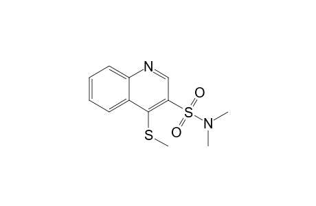 4-Methylthio-N,N-dimethyl-3-quinolinesulfonamide