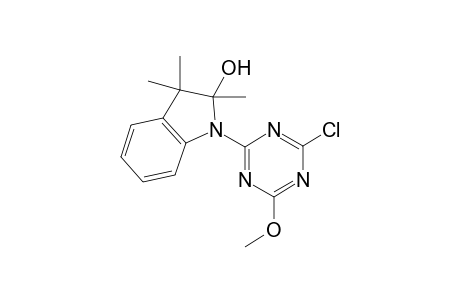 2-Chloro-4-methoxy-6-(2'-hydroxy-2',3',3'-trimethylindoline)-s-triazine