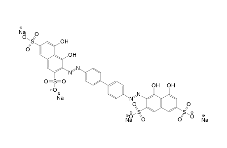 2,7-Naphthalenedisulfonic acid, 3,3'-[[1,1'-biphenyl]-4,4'-diylbis(azo)]bis[4,5-dihydroxy-, tetrasodium salt