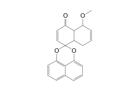 5-Methoxy-4a,5,8,8a-pentahydrospiro[naphthalene-1,2'-naphtho[1,8-de][1,3]dioxin]-4-one