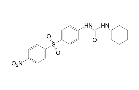 1-cyclohexyl-3-{p-[(p-nitrophenyl)sulfonyl]phenyl}urea