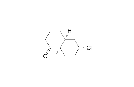 1(2H)-Naphthalenone, 6-chloro-3,4,4a,5,6,8a-hexahydro-8a-methyl-, (4a.alpha.,6.alpha.,8a.alpha.)-(.+-.)-