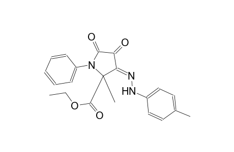 Ethyl (3E)-2-methyl-3-[(4-methylphenyl)hydrazono]-4,5-dioxo-1-phenyl-2-pyrrolidinecarboxylate