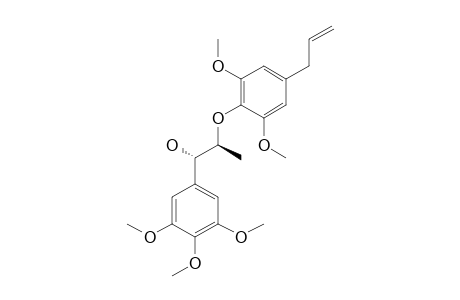 THREO-3,4,5-TRIMETHOXY-7-HYDROXY-1'-ALLYL-3',5'-DIMETHOXY-8.O.4'-NEOLIGNAN