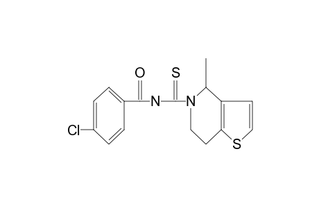 N-(p-chlorobenzoyl)-4-methyl-4,5,6,7-tetrahydrothiothieno[3,2-c]pyridine-5-carboxamide