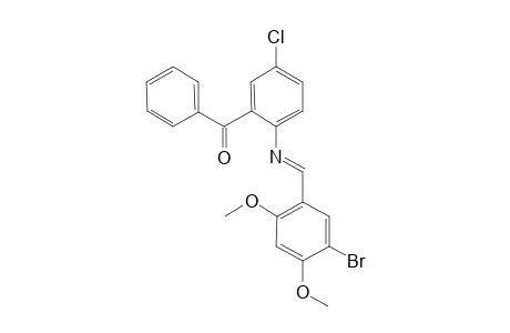 (2-{[(E)-(5-bromo-2,4-dimethoxyphenyl)methylidene]amino}-5-chlorophenyl)(phenyl)methanone